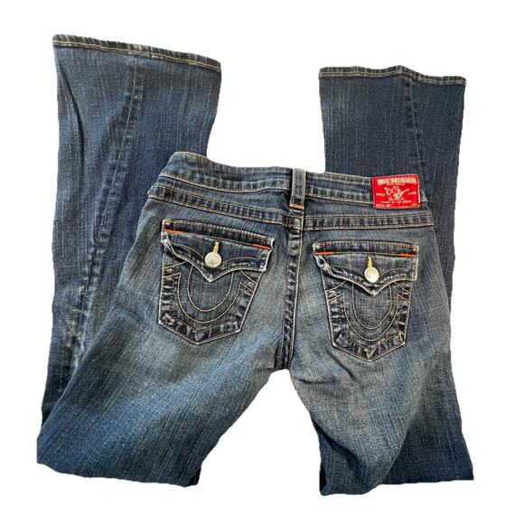 True Religion Women's Joey Bootcut Jeans Size 27 Cowgirl Western Rodeo - Picture 1 of 10